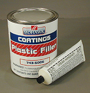 Plastic Filler with Hardener